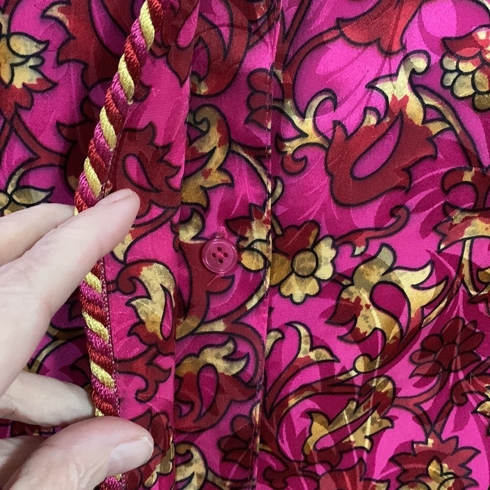 Annie Crimmins for UMI Collections SILK Jacket Sz 12 good condition - Picture 5 of 6